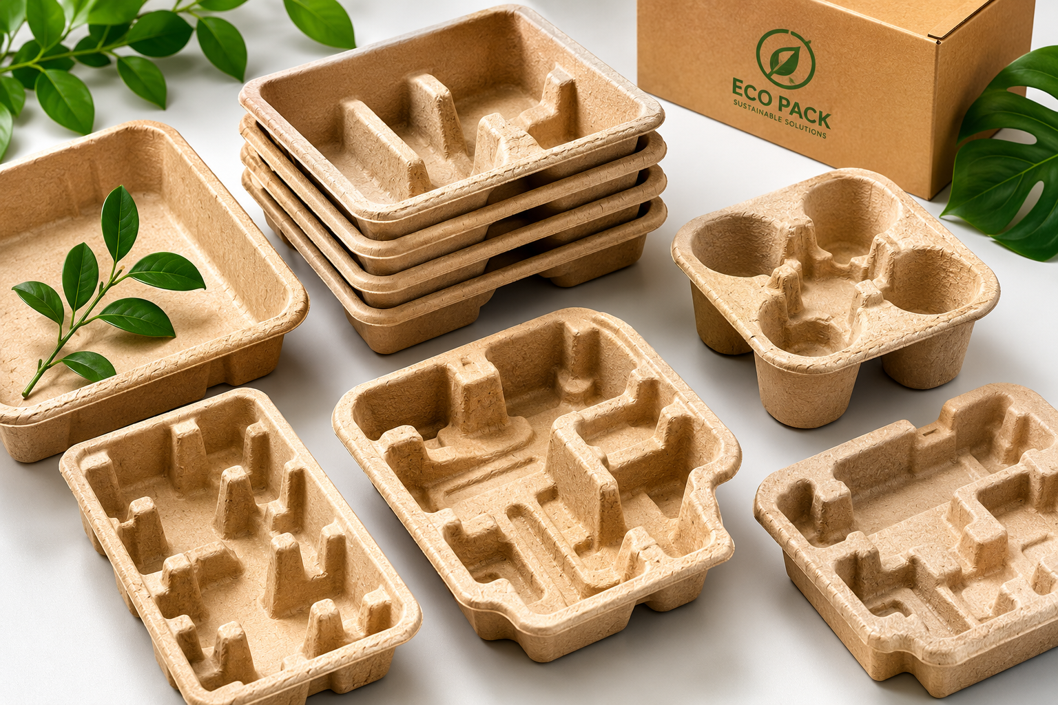 Moulded Pulp Tray Packaging
